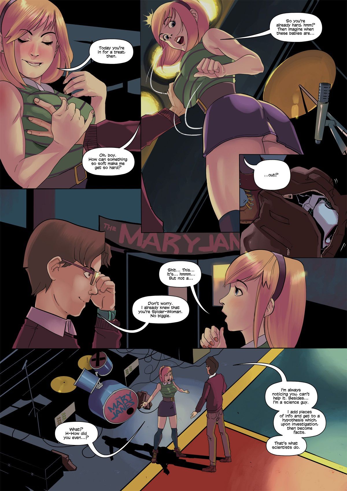 Spider Gwen By Tracy Scops Part 1 Porn Comic english 05