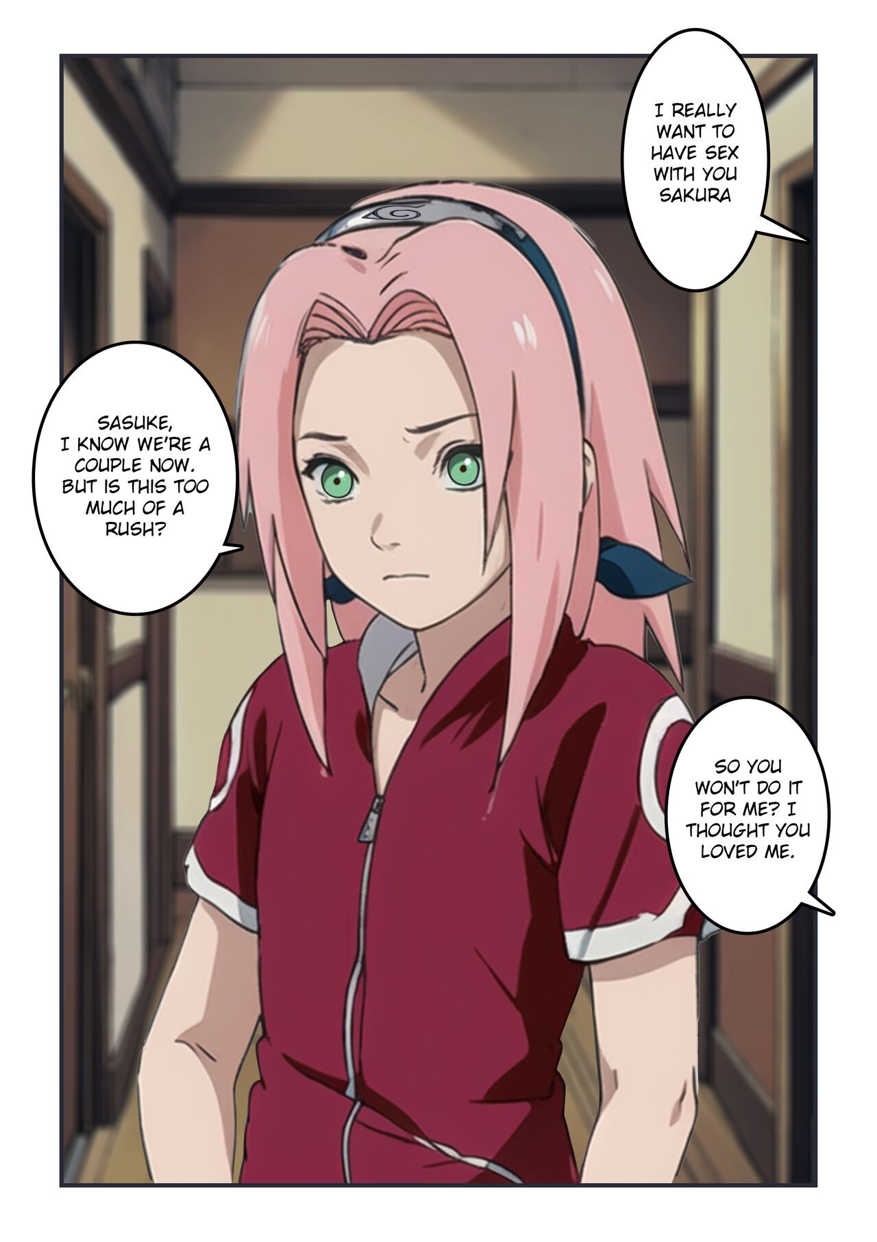 Tricking Sakura ! Porn Comic english 05