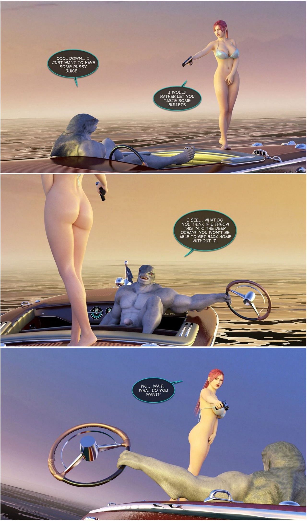 Velna Ocean Threat Porn Comic english 06