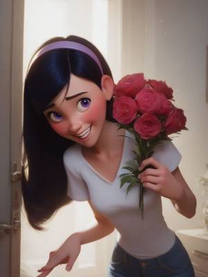 A Date With Violet Parr Porn Comic english 01