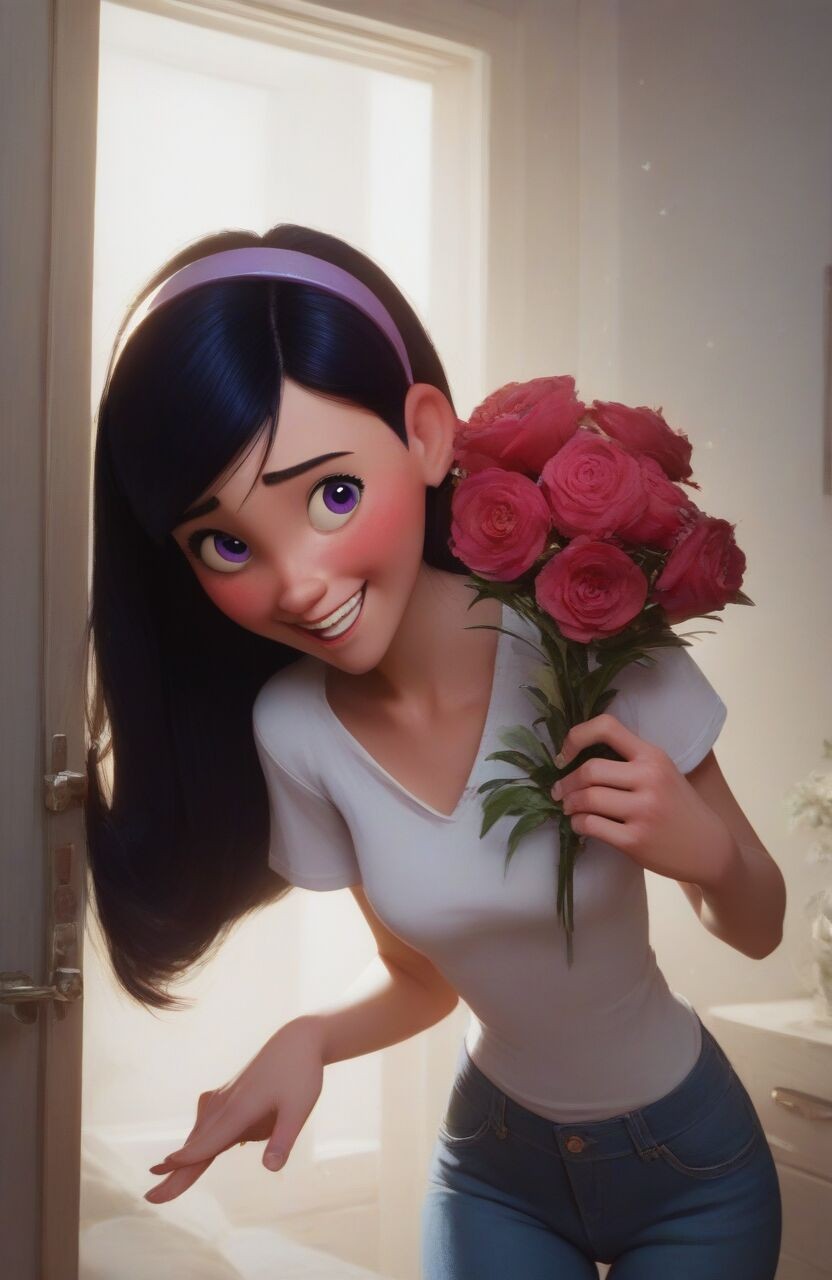 A Date With Violet Parr Porn Comic english 01