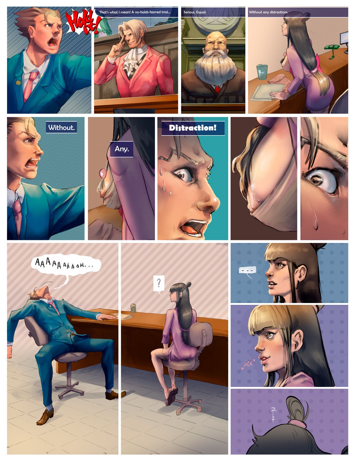 Ace Attorney: The Trial Of Sex Porn Comic english 04