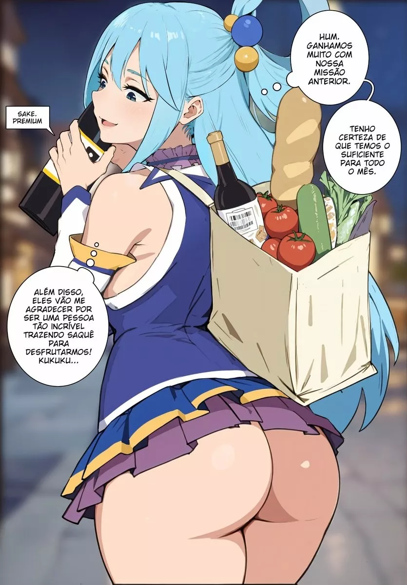 Konosuba aqua hentai