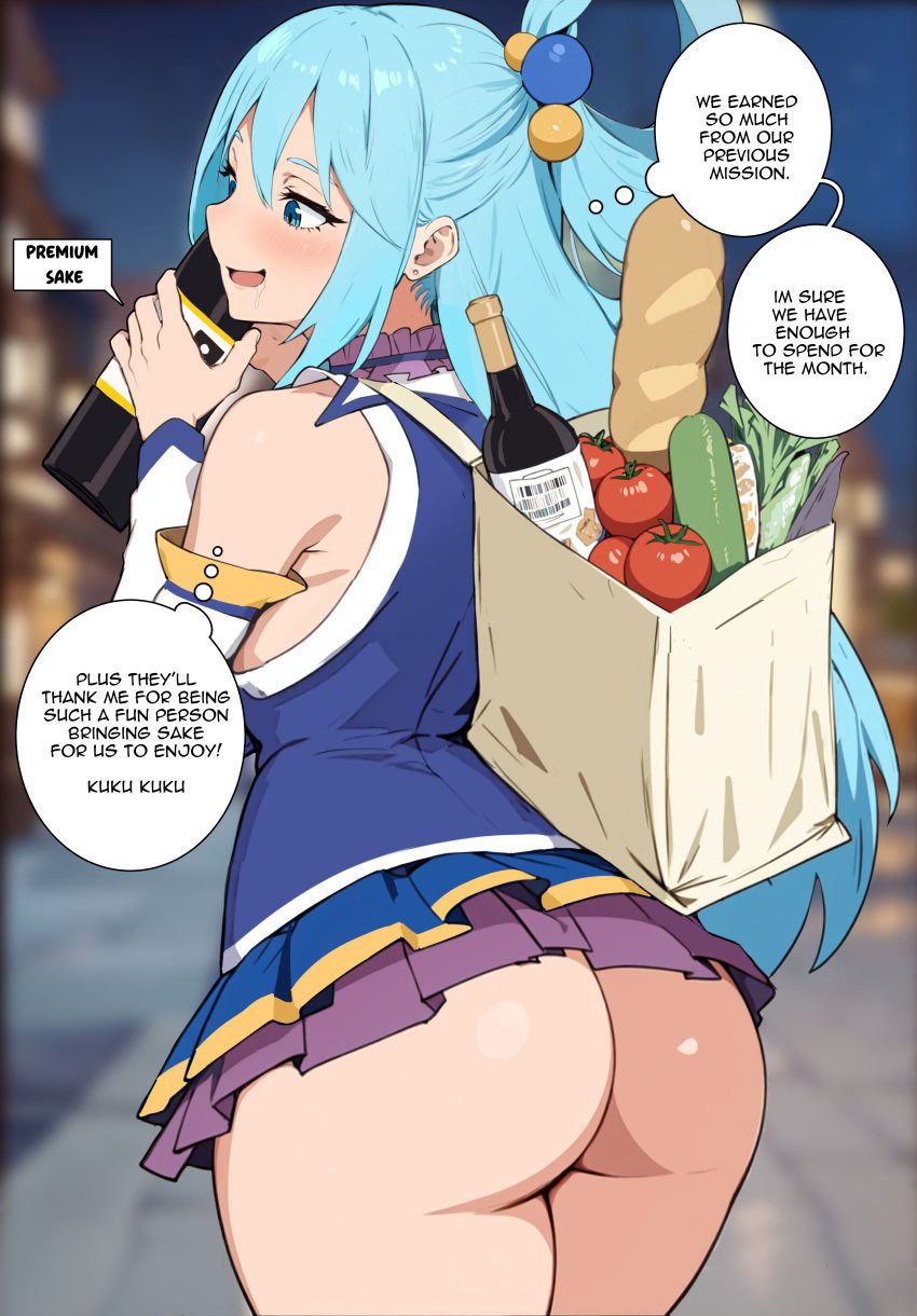 Aqua konosuba hentai