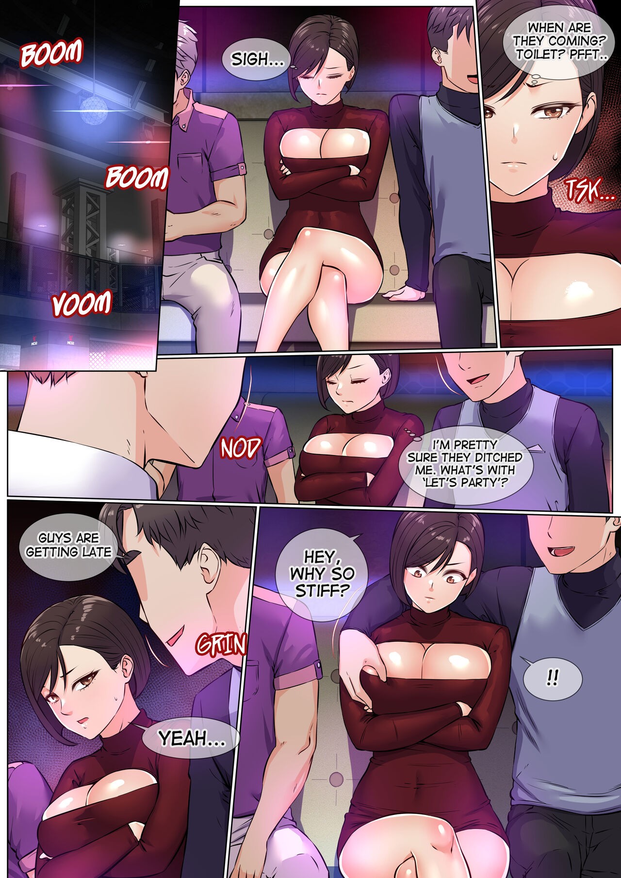 Betrayal And Frenzy In A Club  Porn Comic english 02