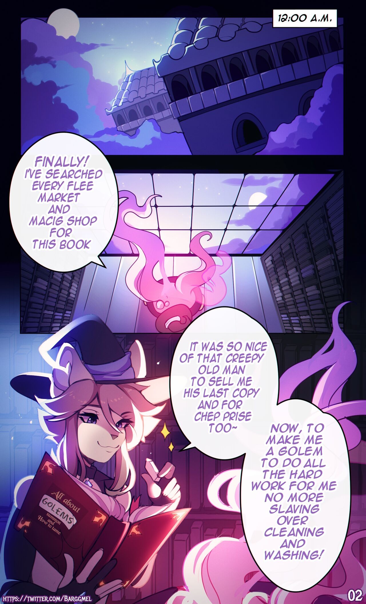 False Spellbook Porn Comic english 03