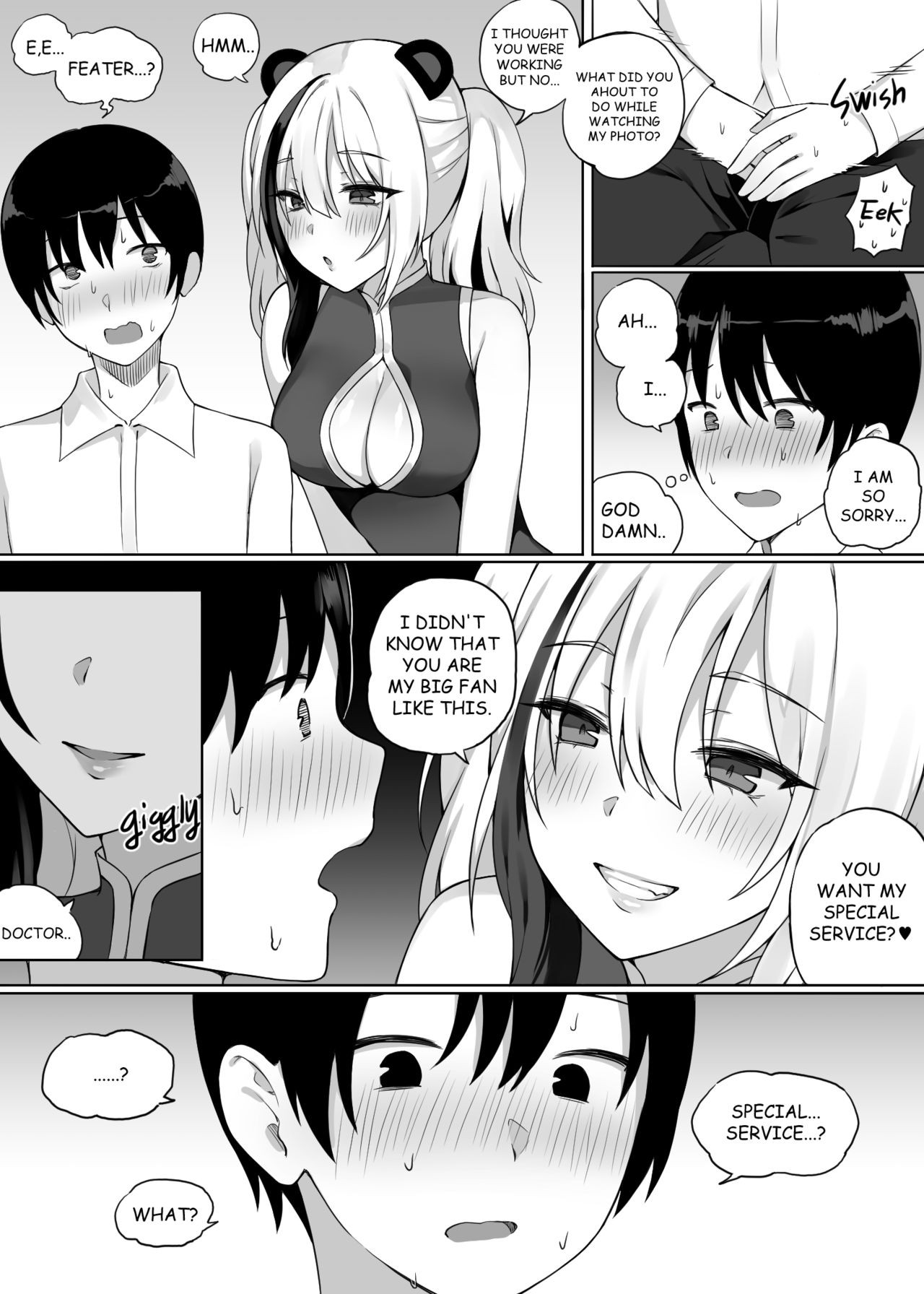 FEater’s Fan Service♥ Porn Comic english 06