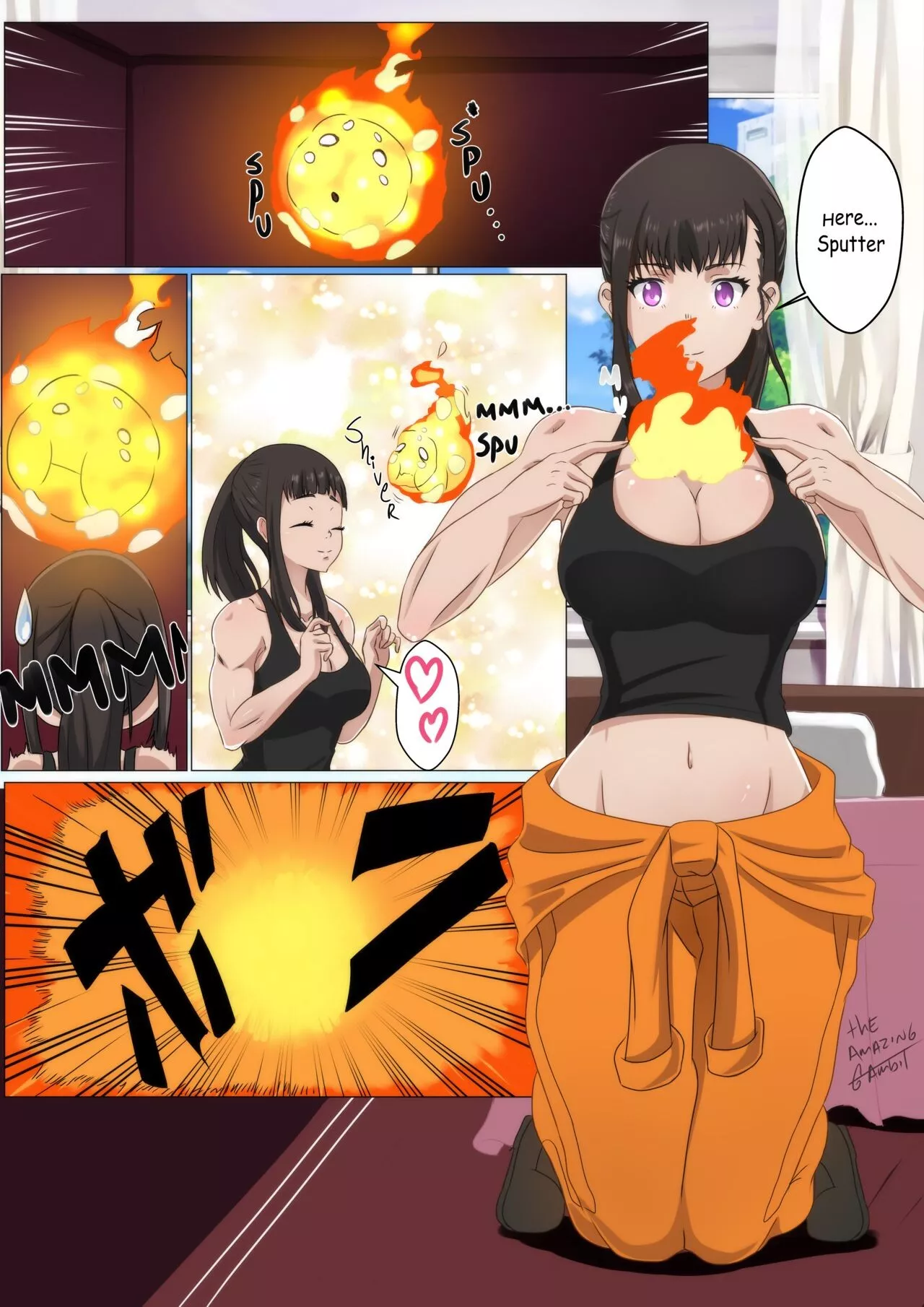 Fire Spirit Bodyswap (Fire Force) [The Amazing Gambit] - English - Porn  Comic