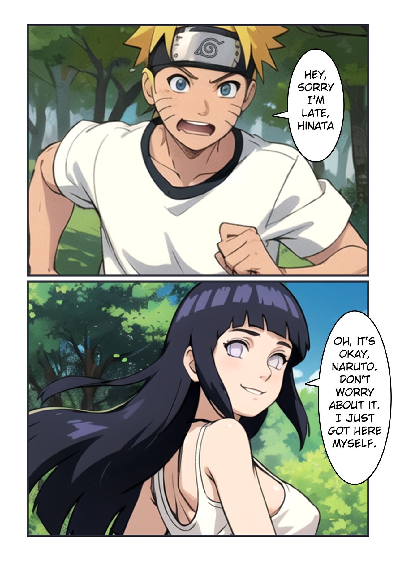 Hinata Pees In An Abandoned House Porn Comic english 02