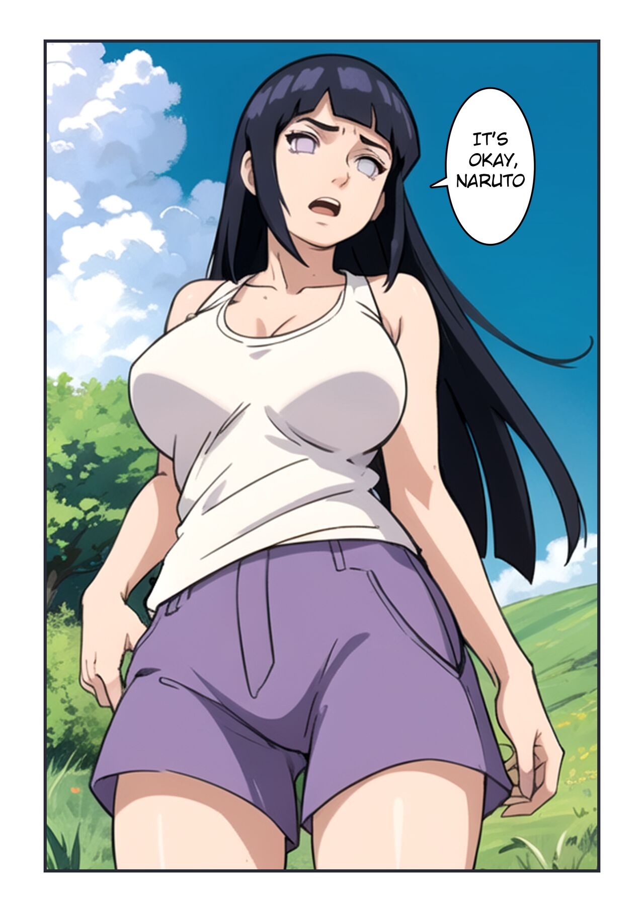 Hinata Pees In An Abandoned House Porn Comic english 08