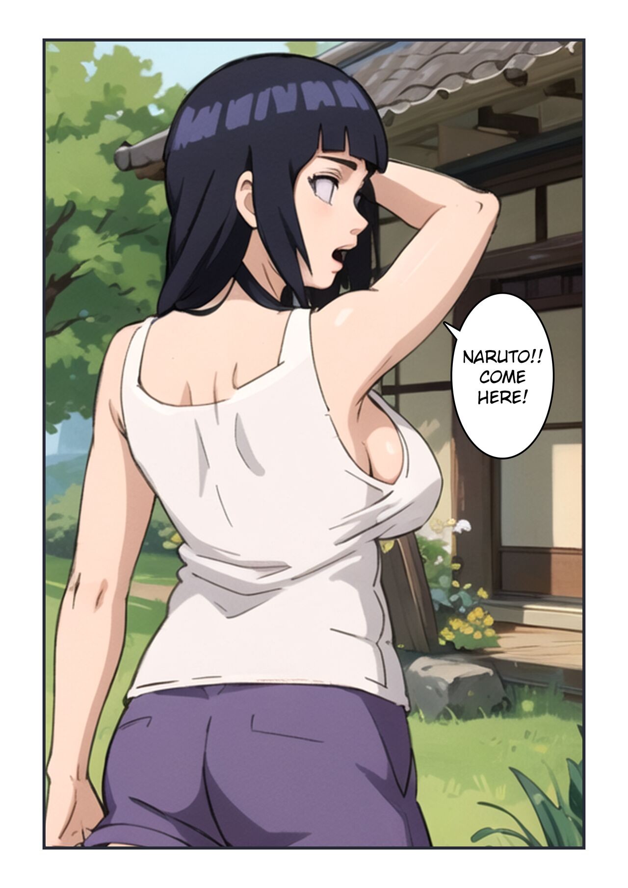 Hinata Pees In An Abandoned House Porn Comic english 09