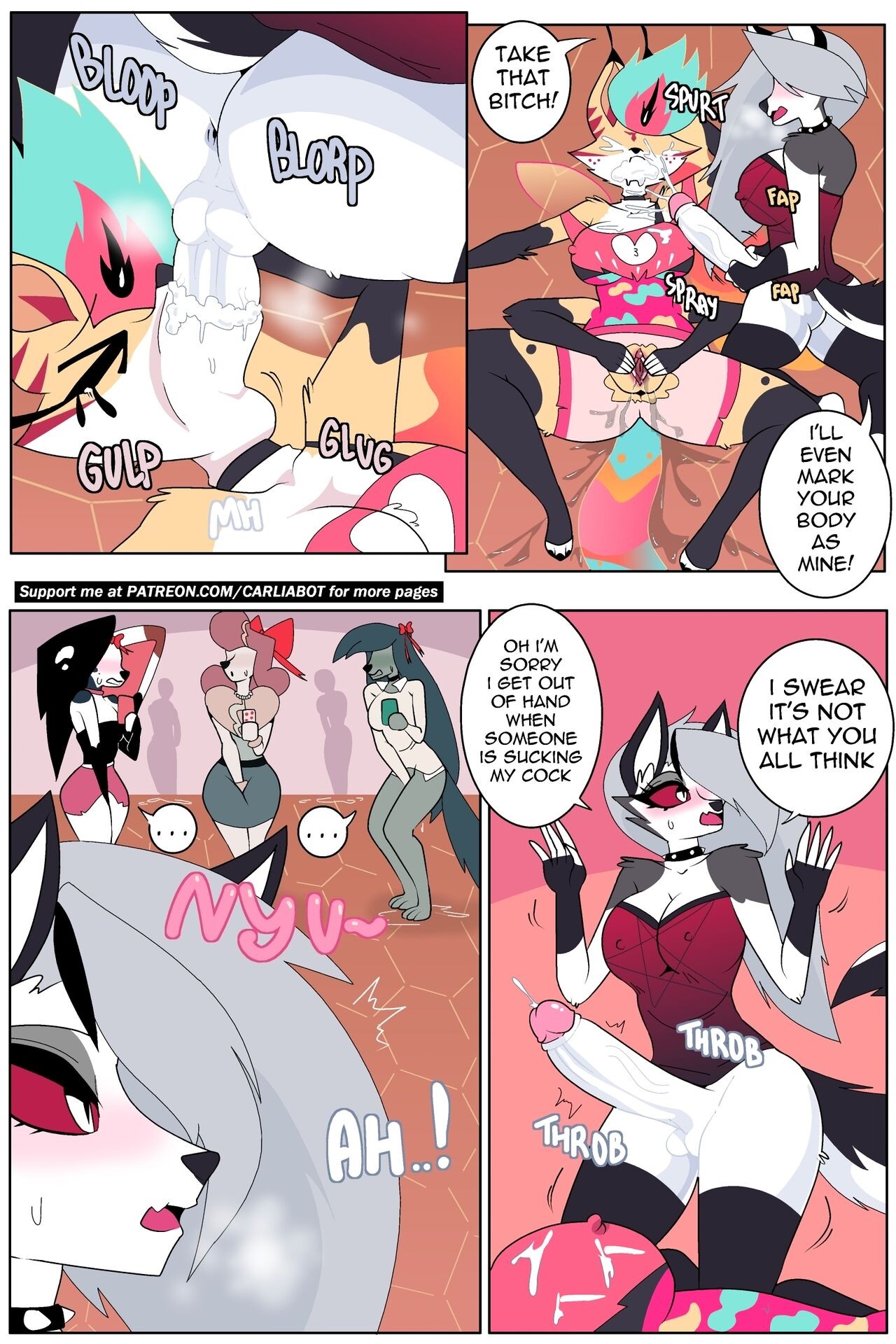 Loona x Queen Bee  Porn Comic english 06