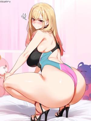 Marin Kitagawa X BBC Swimsuit Edition Porn Comic english 33