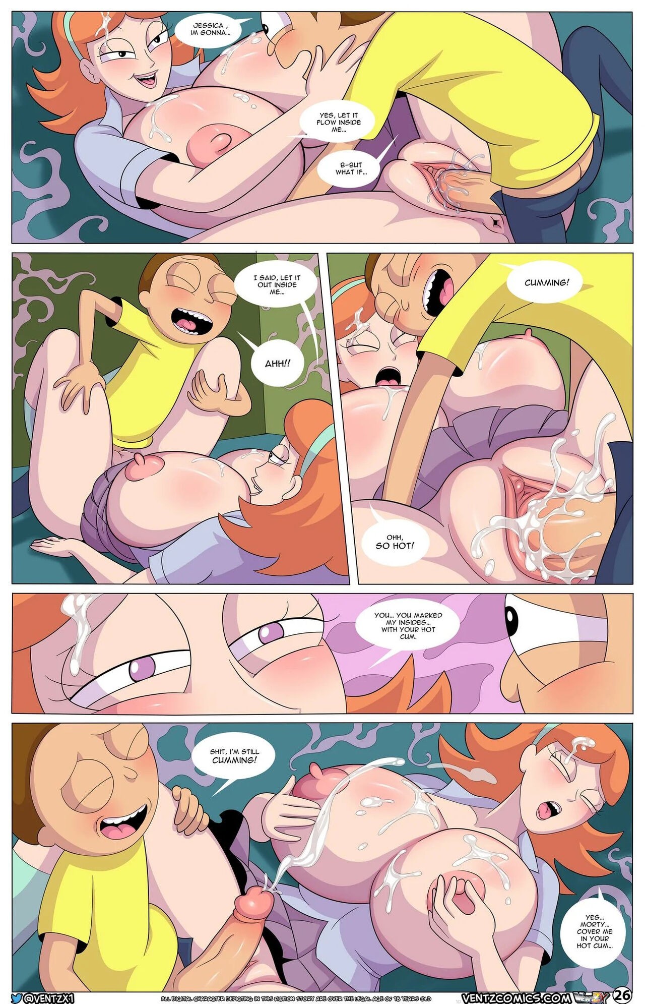 Morty Experiment #9 Porn Comic english 27