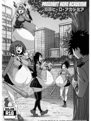 Pregnant Hero Academia Porn Comic english 02