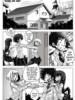 Pregnant Hero Academia Porn Comic english 04