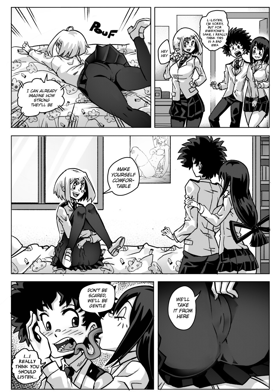 Pregnant Hero Academia Porn Comic english 06