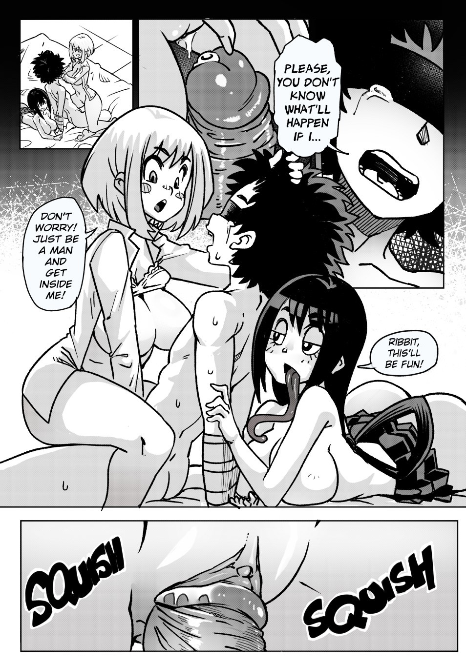 Pregnant Hero Academia Porn Comic english 09