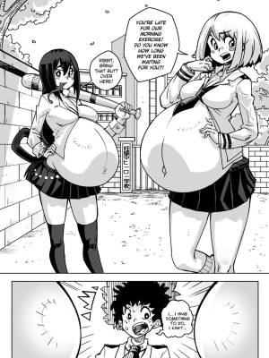 Pregnant Hero Academia Porn Comic english 12