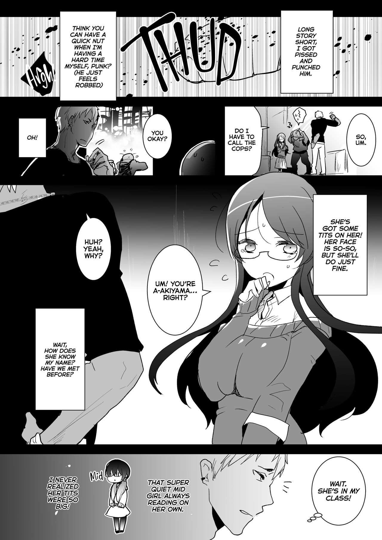 Remember That Time I Rescued My Quiet Classmate and Went for a Quickie but Then Fell in Love With Futa Cock? Porn Comic english 03