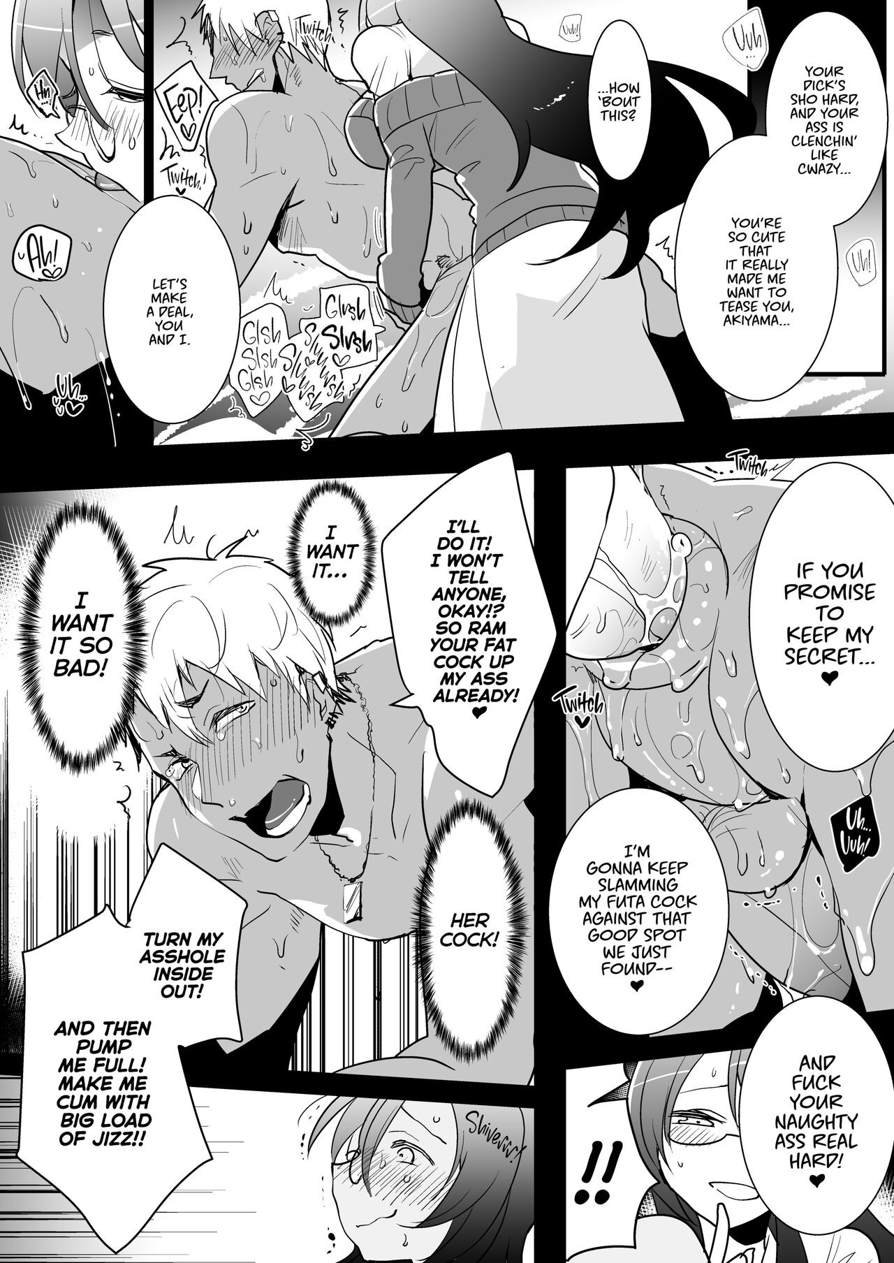 Remember That Time I Rescued My Quiet Classmate and Went for a Quickie but Then Fell in Love With Futa Cock? Porn Comic english 17