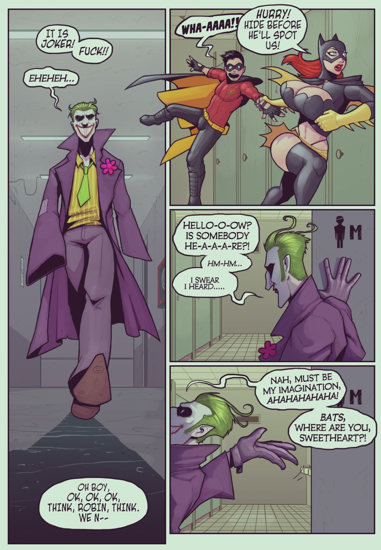 Ruined Gotham: Batgirl Loves Robin Porn Comic english 04