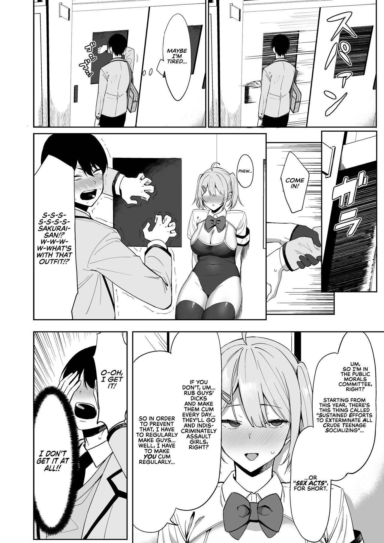 SEX ACTS With a Member Of The Public Moral Committee  Porn Comic english 13