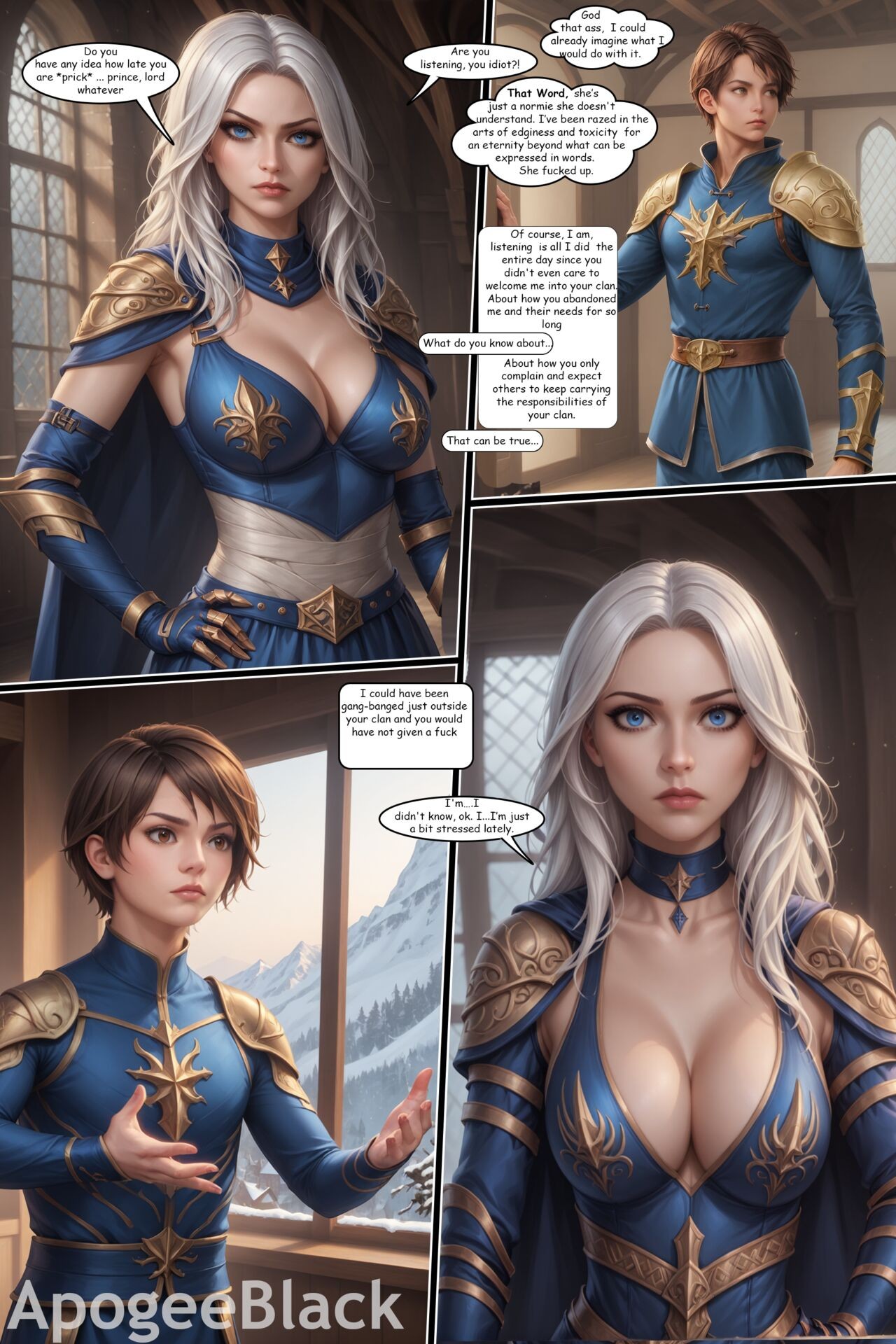 Should I Upload a Short Ashe Comic? Porn Comic english 13