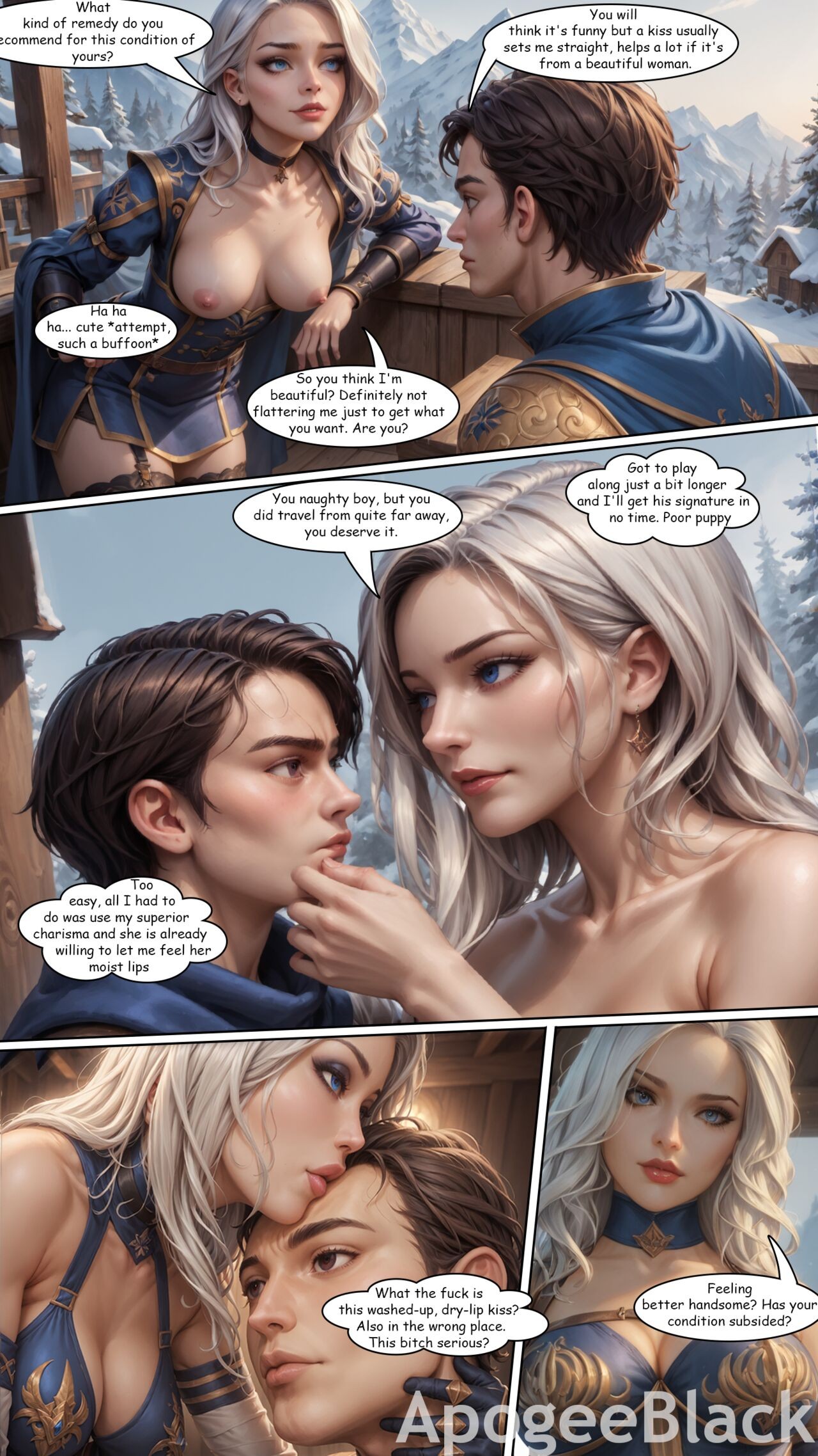 Should I Upload a Short Ashe Comic? Porn Comic english 19