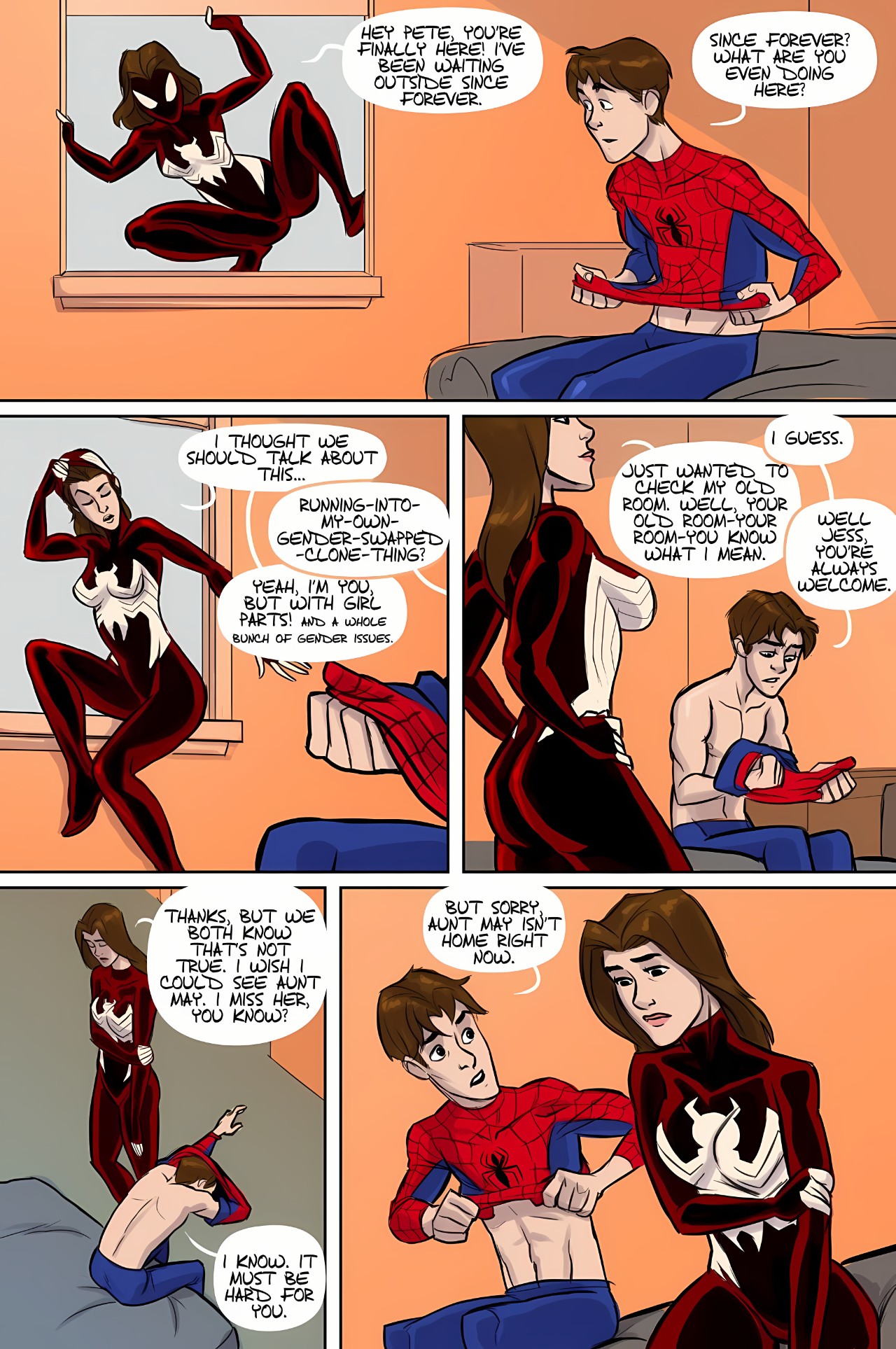 Spidercest By Tracy Scops Part 1 Porn Comic english 02