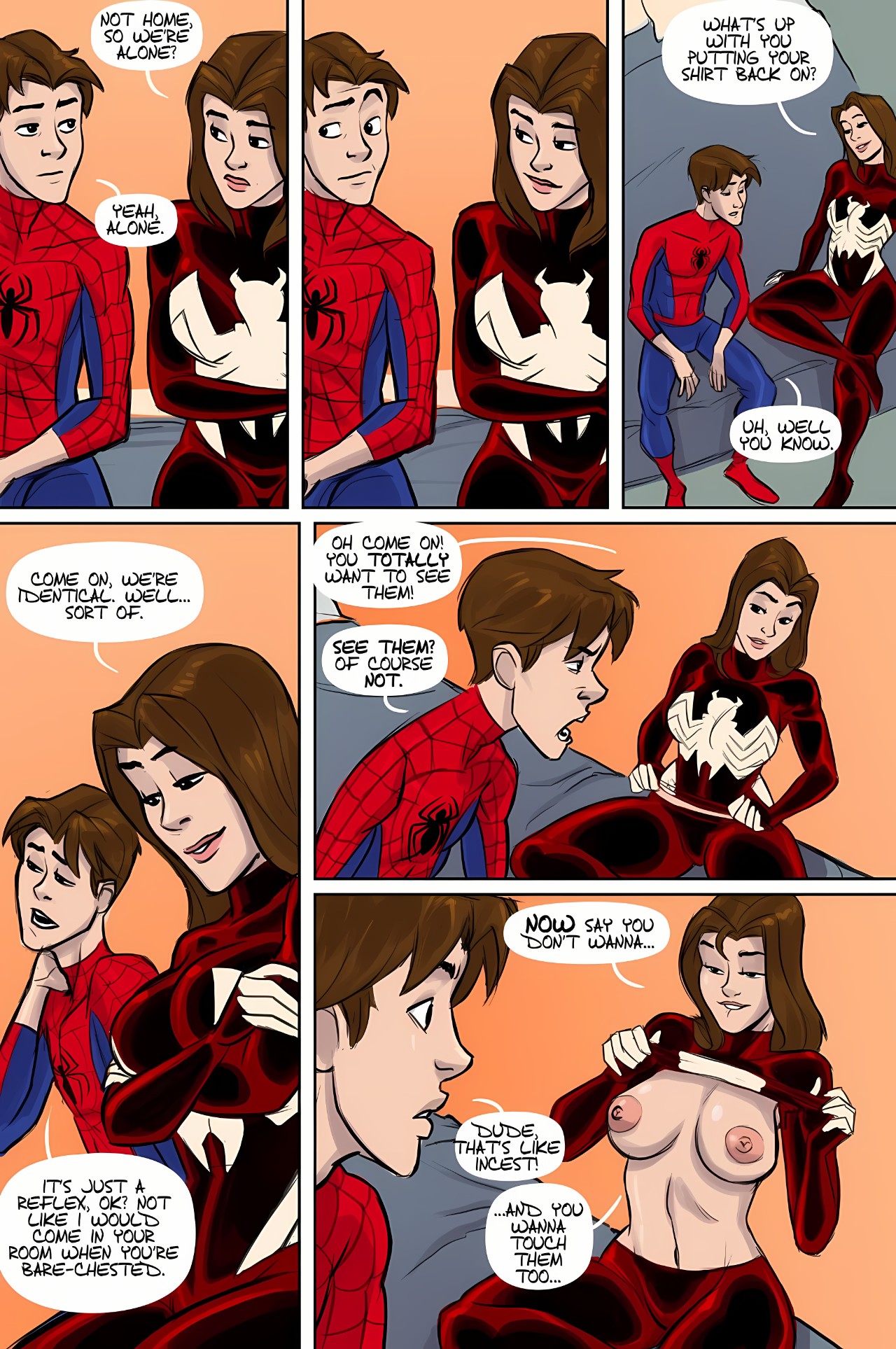Spidercest By Tracy Scops Part 1 Porn Comic english 03
