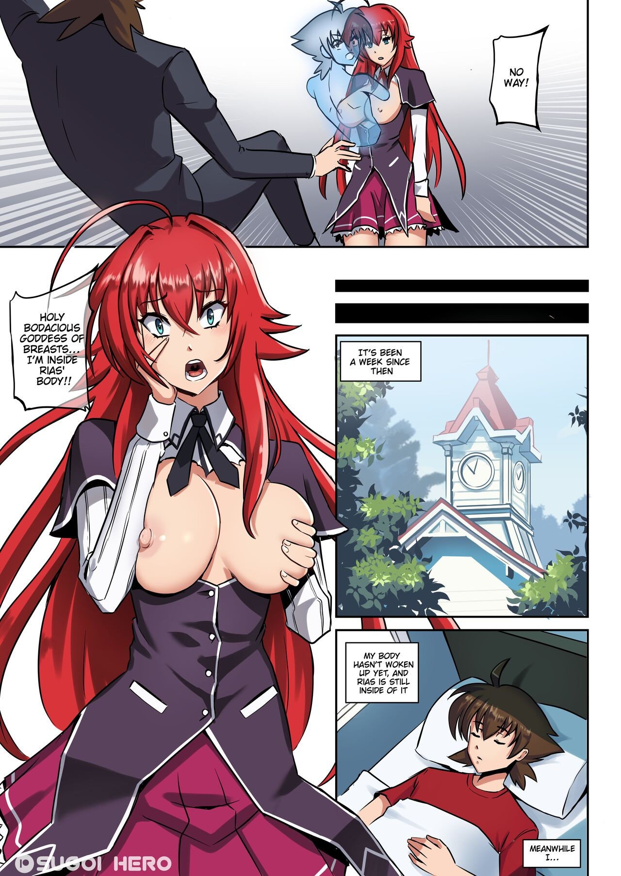 SugoiHero: Rias Up! Porn Comic english 04