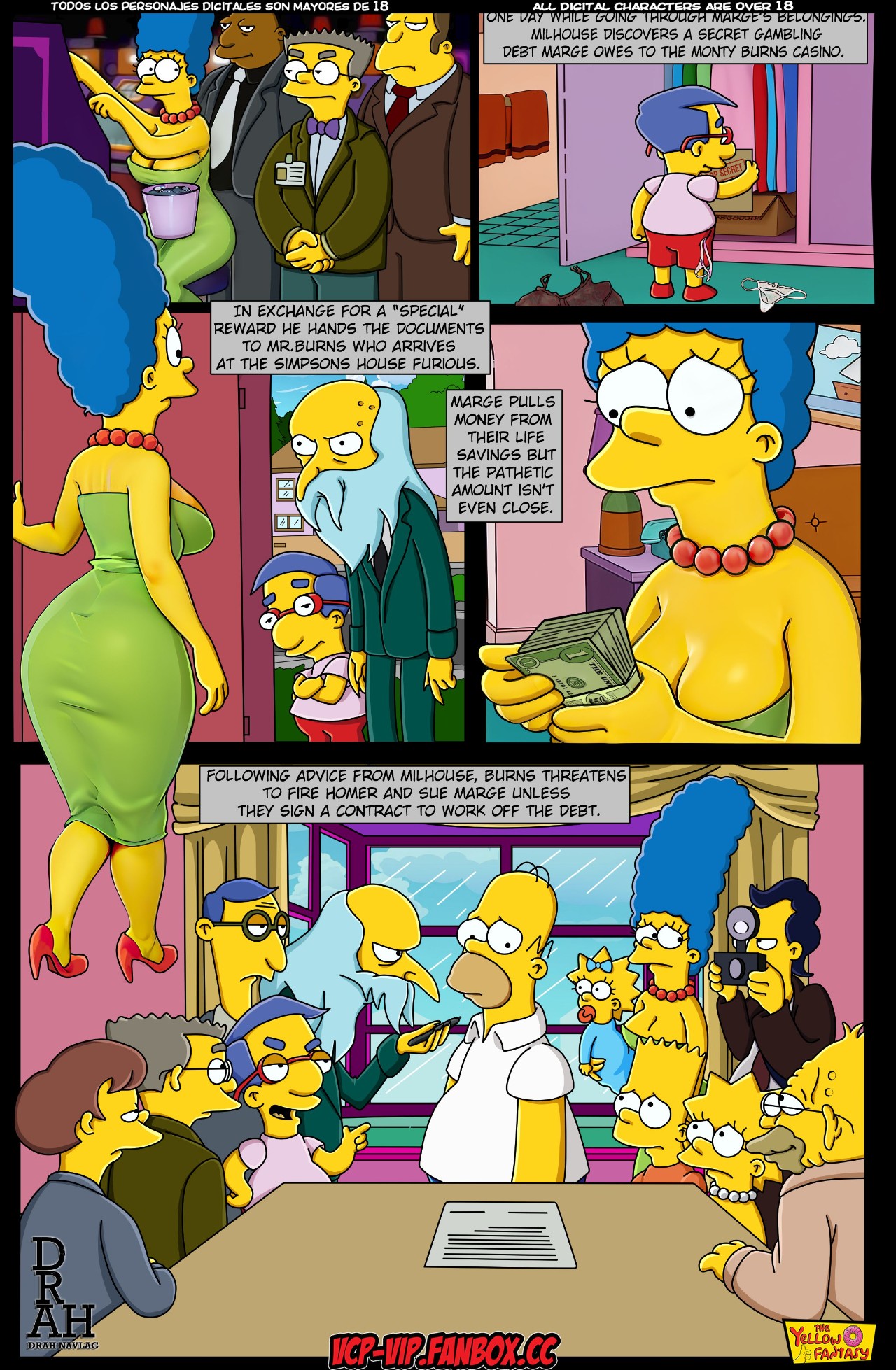 The Yellow Fantasy Part 7: The House Always Wins Porn Comic english 02
