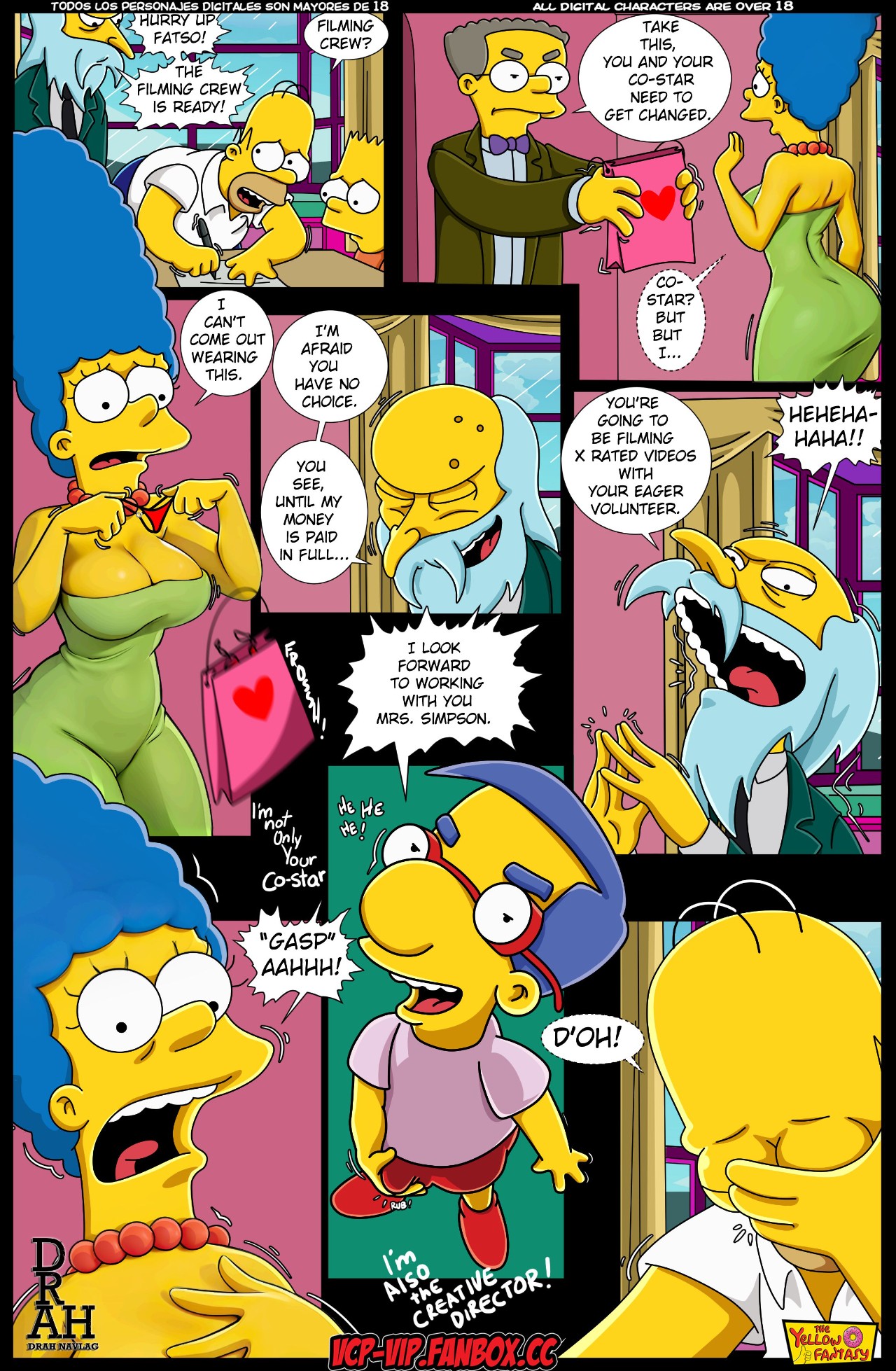 The Yellow Fantasy Part 7: The House Always Wins Porn Comic english 03