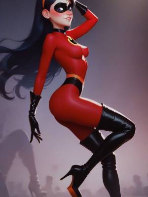 Violet Parr At The Strip Club Porn Comic english 03