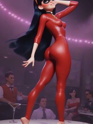 Violet Parr At The Strip Club Porn Comic english 05