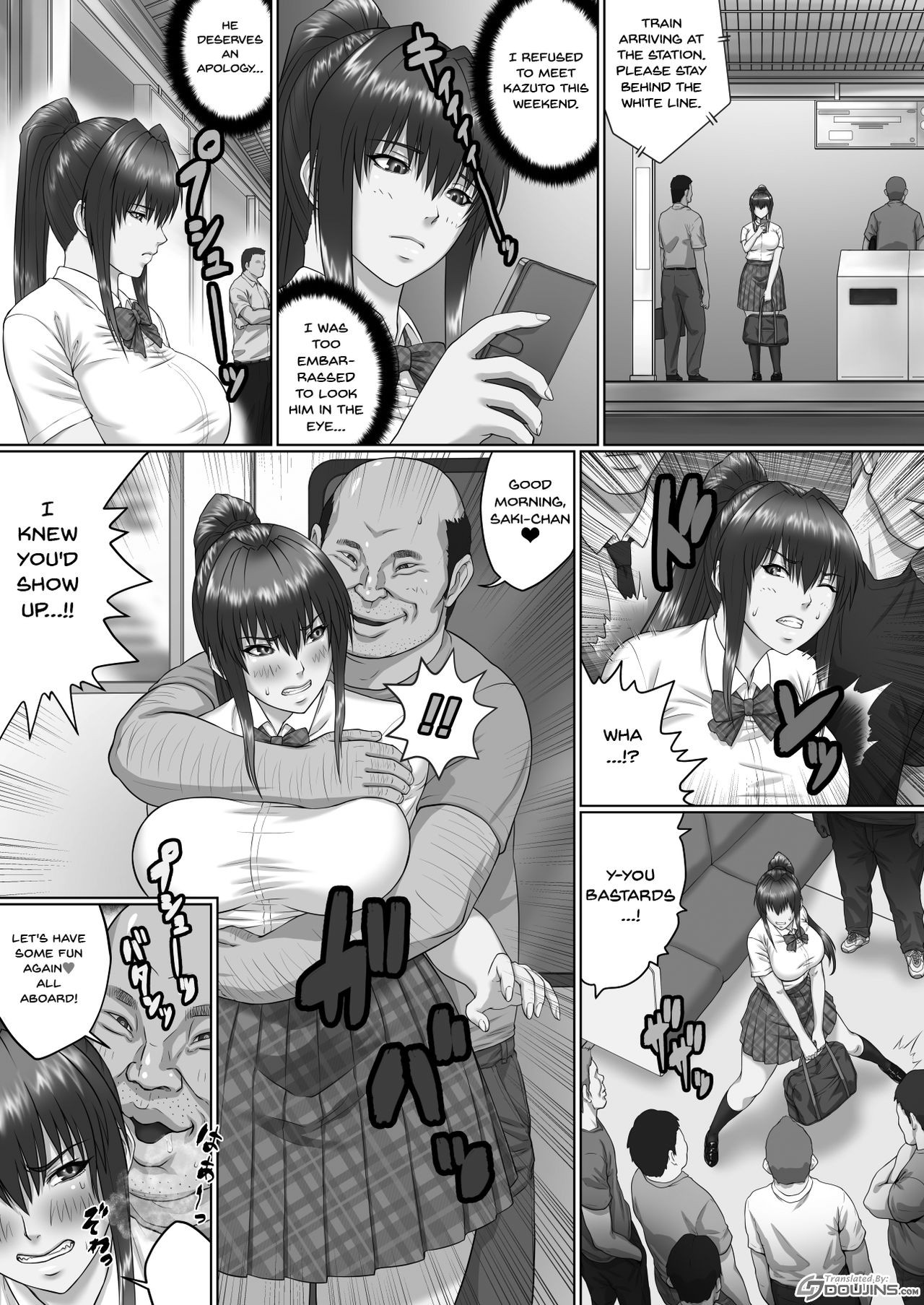 A Woman Can’t Get Away After Being Targeted By This Horny Old Man Part 2 Porn Comic english 03