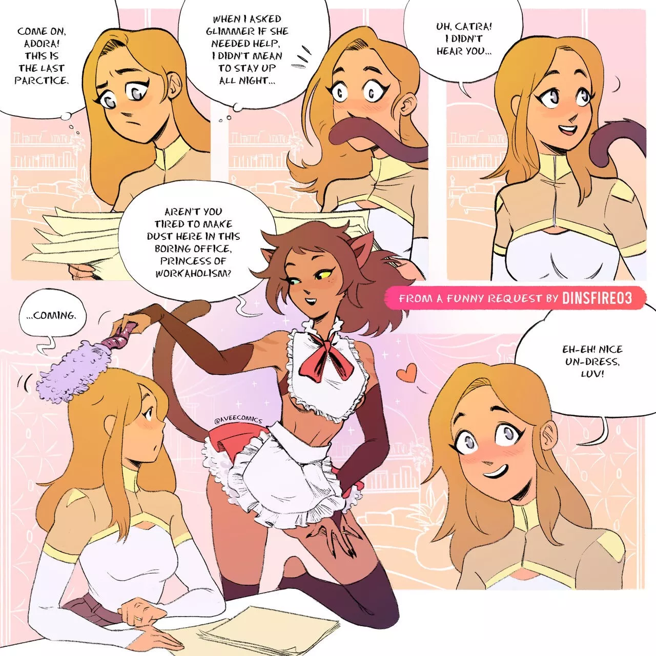 Catra Wa Maid Sama (She-Ra And The Princesses Of Power) [Aveecomics] -  English - Porn Comic