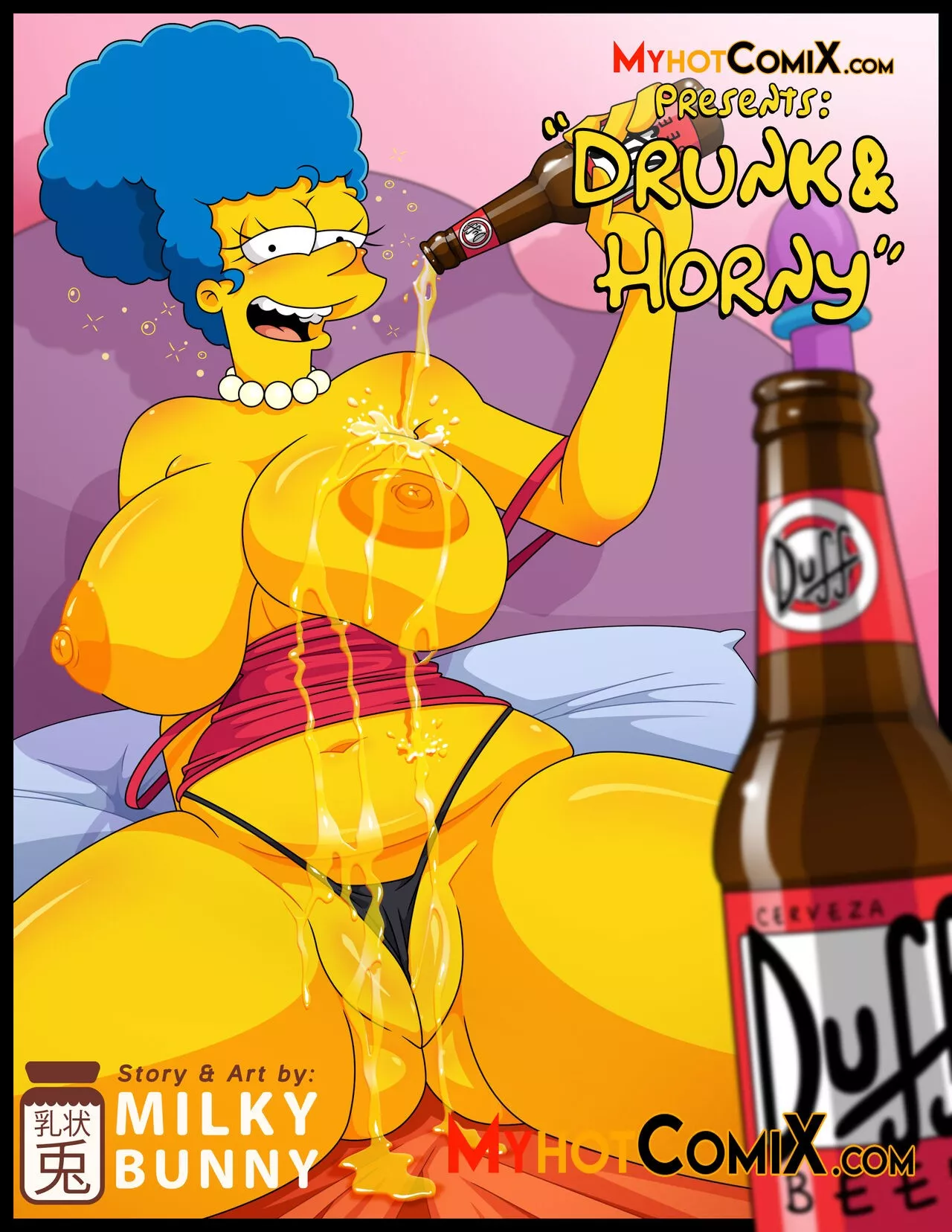 Drunk And Horny (The Simpsons) [Milky Bunny] - English - Porn Comic