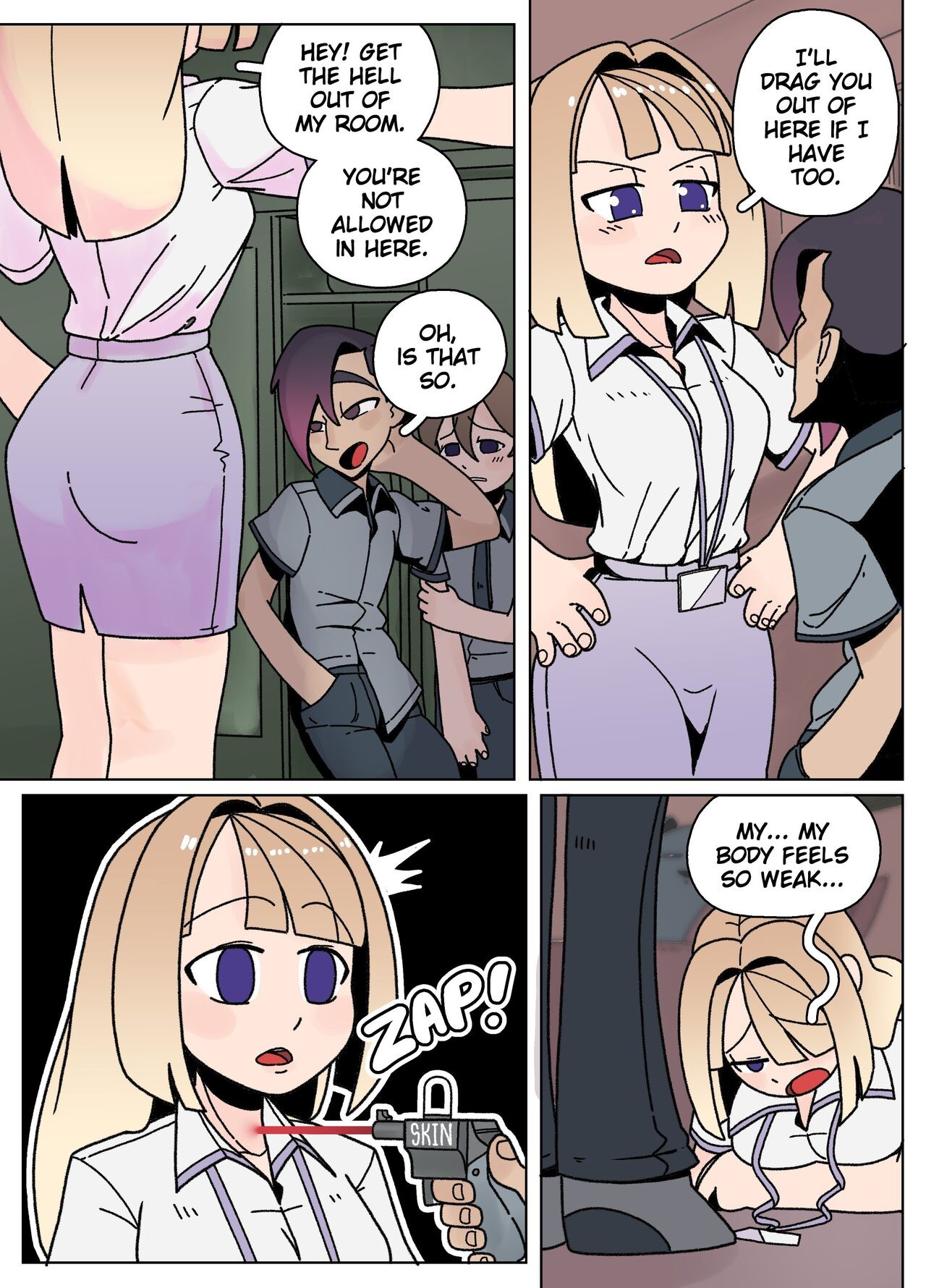 Ellie Skinsuit Porn Comic english 04