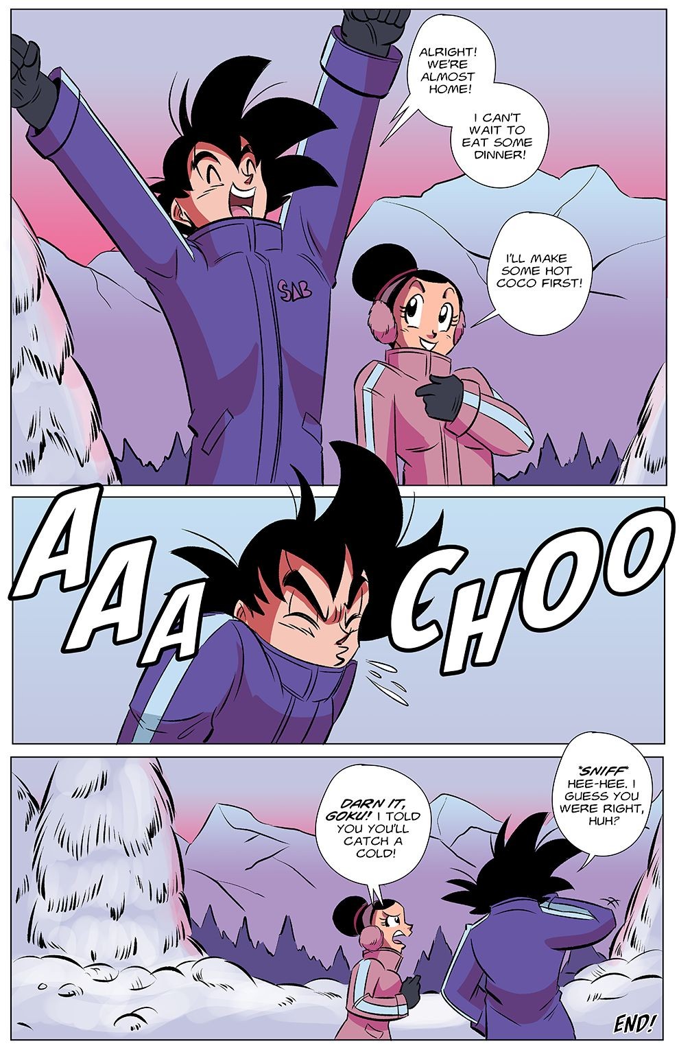 Goku + Chi Chi Heating Up Porn Comic english 11