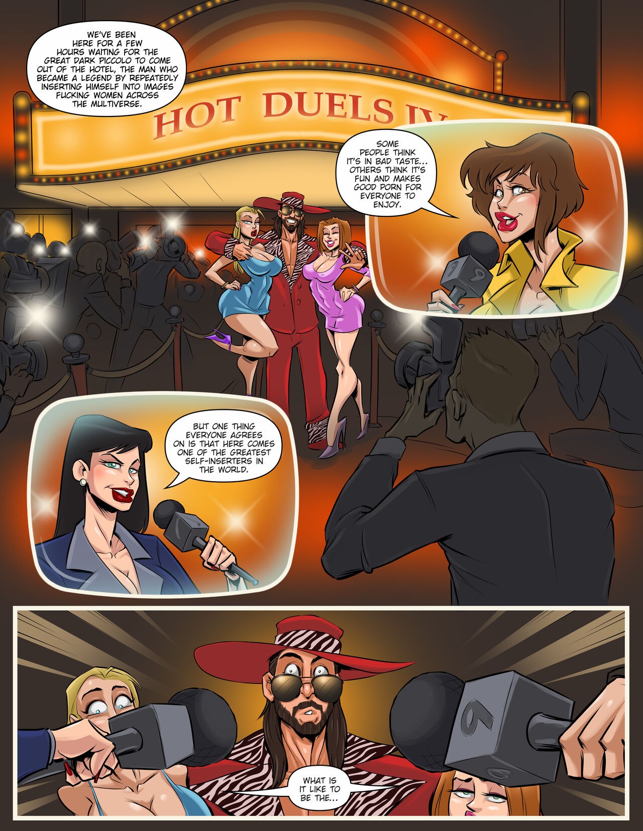 Hot Duels IV: April O’Neil vs Lois Lane Porn Comic english 02