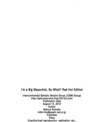 I’m a Big Masochist, So What? Red Hot Edition Porn Comic english 21
