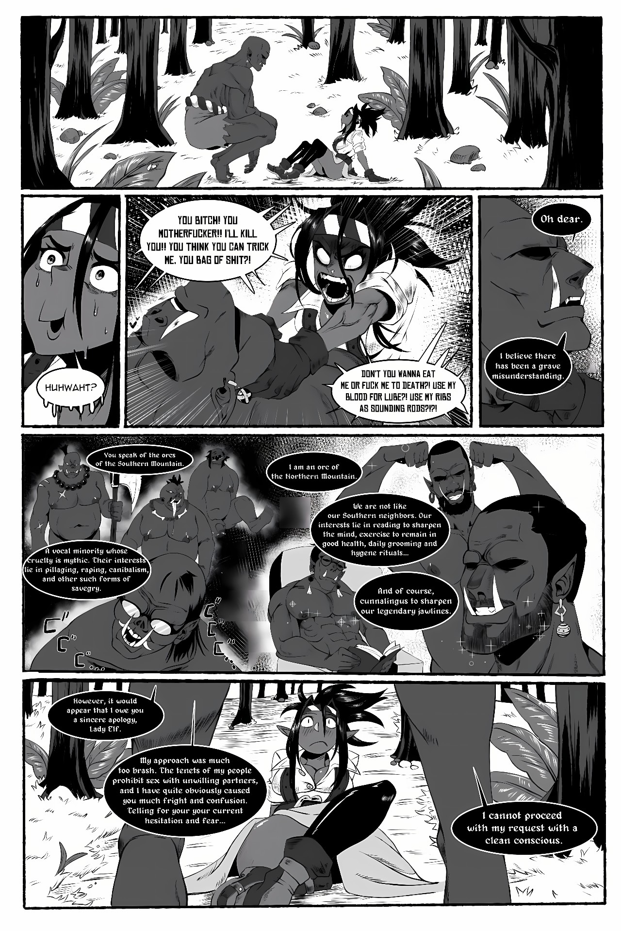 Orc Of The Northern Mountain Porn Comic english 08