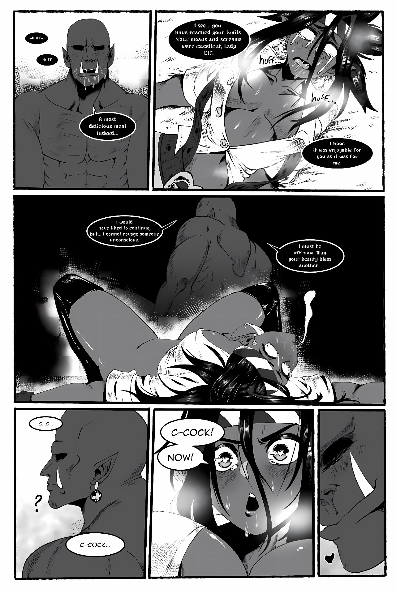 Orc Of The Northern Mountain Porn Comic english 13