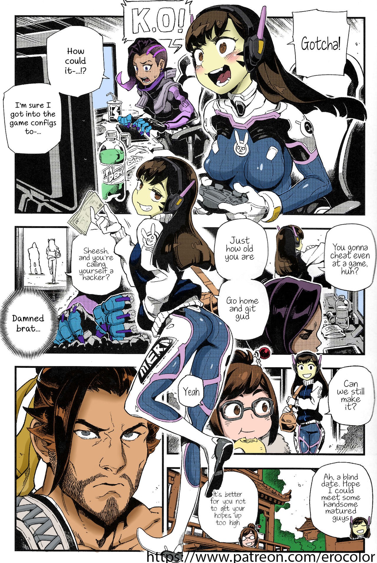 Overtime!! Overwatch Fanbook Part 2 Porn Comic english 02