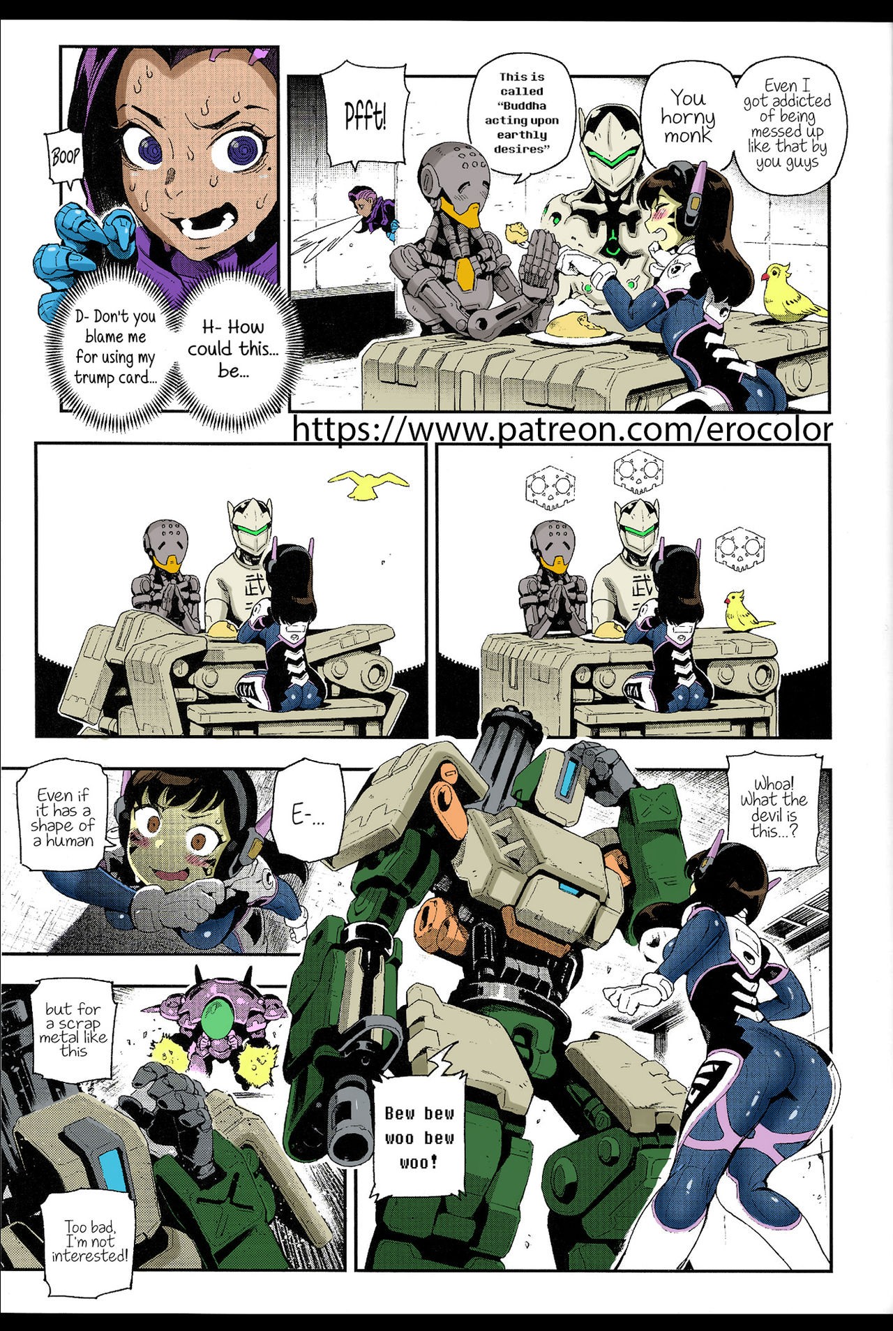 Overtime!! Overwatch Fanbook Part 2 Porn Comic english 14