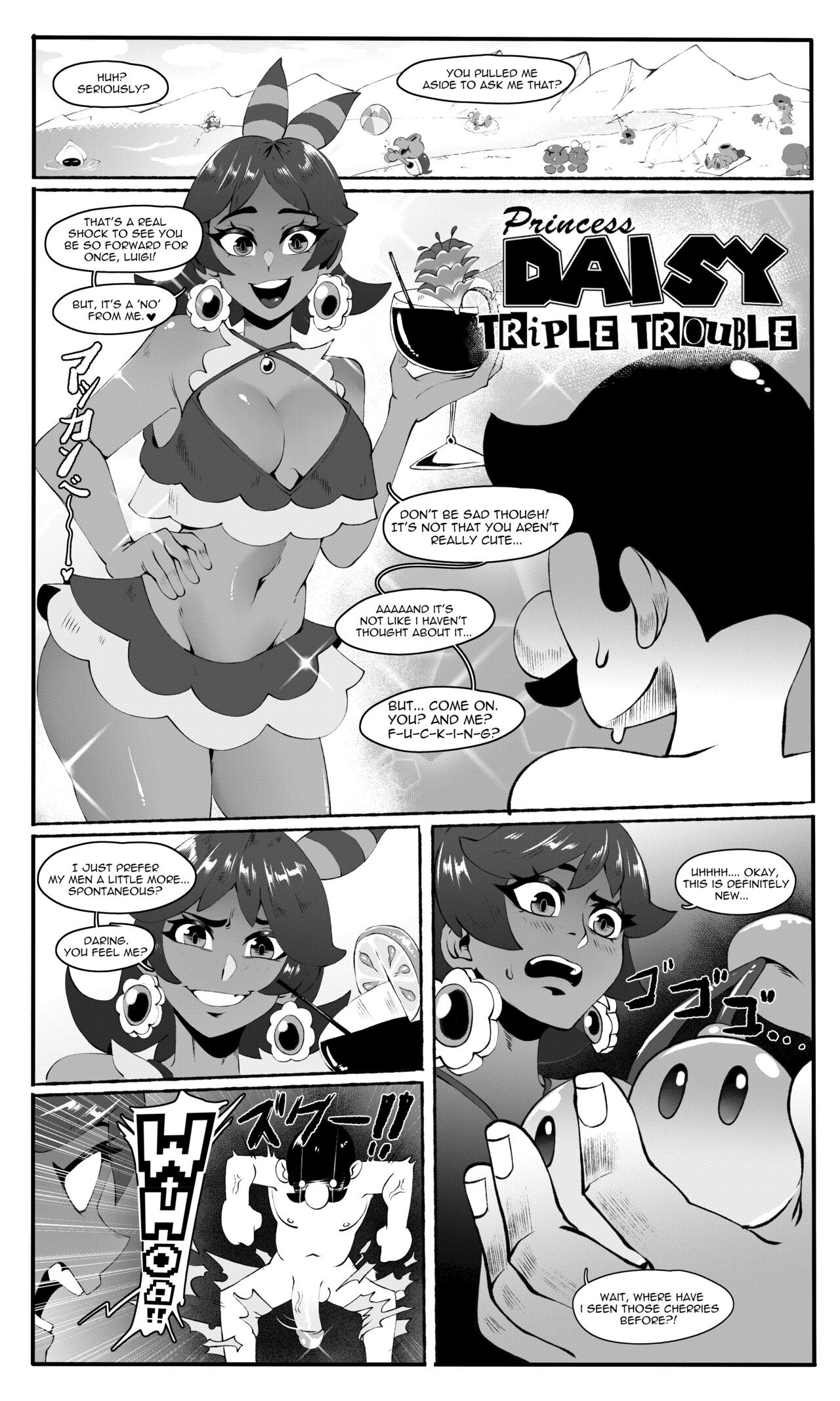 Princess Daisy: Triple Trouble Porn Comic english 02