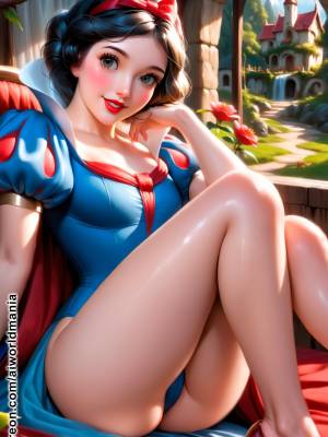 Snow White By AI Generated Porn Comic english 02