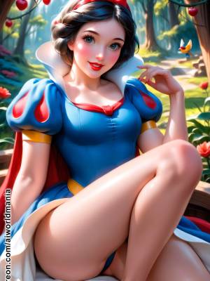 Snow White By AI Generated Porn Comic english 03